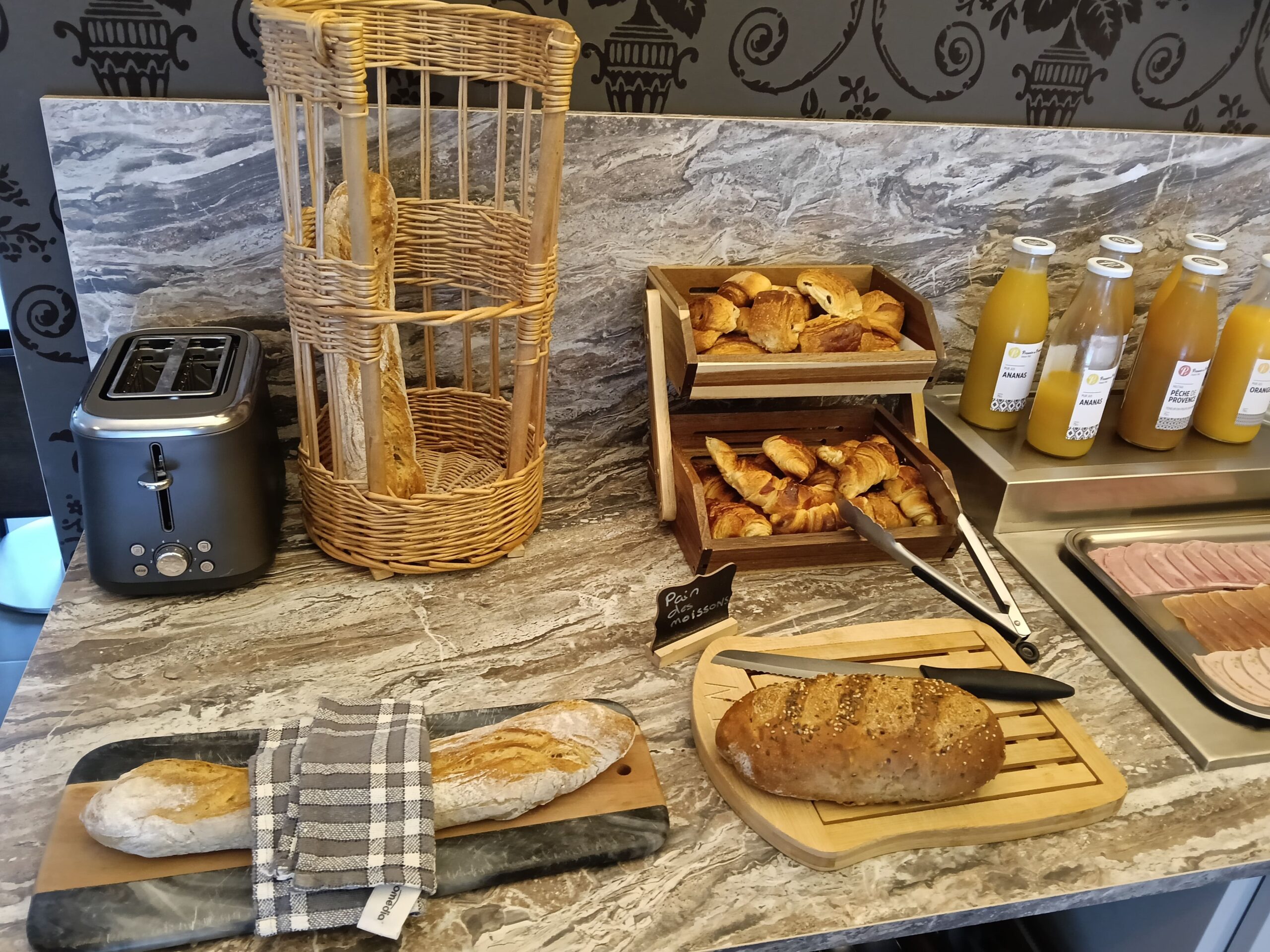 Image du petit-dej au Patio de Violette